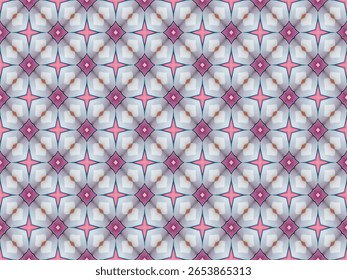 Seamless Perspective Texture Decoration Endless Luxury Cloth Fashion Digital Art Tile Interior Graphic Geometric Textile Background Wallpaper Fabric Design Visual Template Shape Symmetric Pattern.