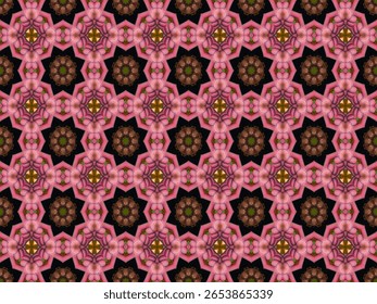 Seamless Perspective Texture Decoration Endless Luxury Cloth Fashion Digital Art Tile Interior Graphic Geometric Textile Background Wallpaper Fabric Design Visual Template Shape Symmetric Pattern.