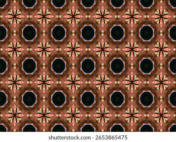 Nahtlose Perspektive Textur Dekoration endlos Luxus Stoff Mode Digital Art Fliesen Interieur Grafik Geometrische Textil Hintergrund Tapete Stoff Design Visuelle Vorlage Form Symmetrische Muster.