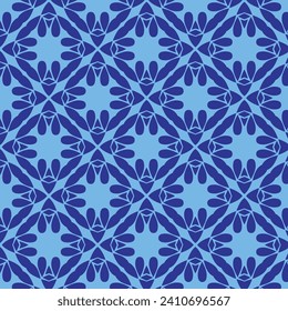 Nahtloses Petal-Mosaik: Geometrisches Blumenmuster