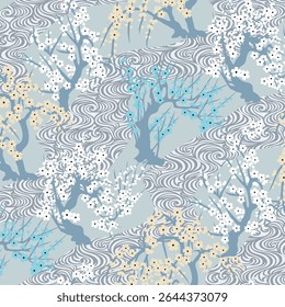 imagens sem costura, imagens abstratas alinhadas padrão de flores papel de parede arte papel presente tecido padrão gráfico abstrato ilustração vintage design arte tribal ethni