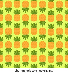 Seamless pineapple pattern