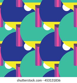 Seamless Ping Pong pattern vector