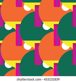 Seamless Ping Pong pattern vector