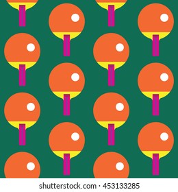 Seamless Ping Pong pattern vector