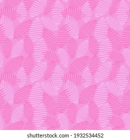 Fondo rosado impecable con hojas estilizadas.