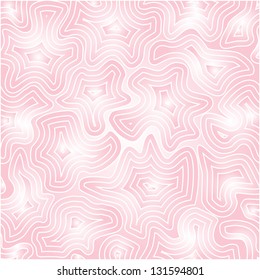 seamless pink background with white complex shapes and contours