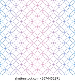 Nahtloser geometrischer Hintergrund, Shippo-Muster