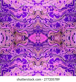 Seamless pink and blue artwork texture. Unique artwork marble texture. Liquid marble pattern. Artwork marbled paper. Vector marbled illustration. Watercolor marble texture. Acrylic marble pattern.
