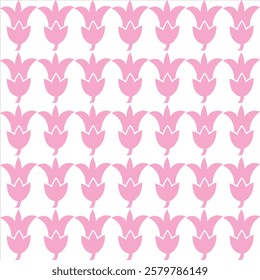 Seamless pink color mandala vector art pattern, decorative lines, square shape with background.