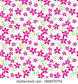 Seamless pink floral abstract texture. simple illustration. A beautiful pattern for printing, cover, wrapping,backdrop, wallpaper etc.