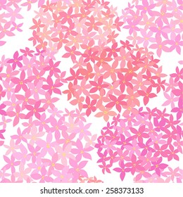 seamless pink floral background