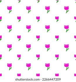 Seamless pink flower pattern, Love concept. Design for wrapping paper, fabric  pattern, background, card, coupons, banner, Used to decorate the festival