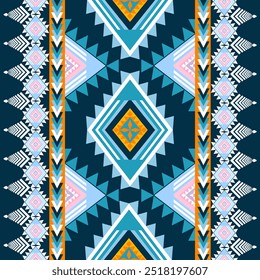 Seamless pink heart pattern design for vintage wallpaper or fabric