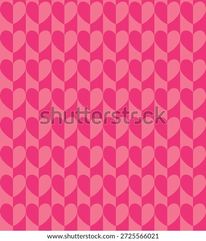 Seamless pink heart pattern, heart shape , optical heart, stript pattern