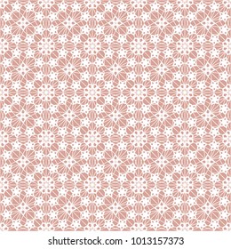 Seamless pink lace background with net pattern