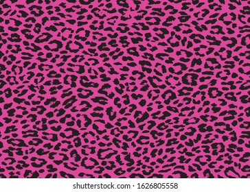 Seamless Pink Leopard Pattern