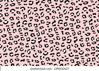 Seamless Pink Leopard Skin Pattern