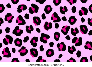 Seamless pink leopard skin texture
