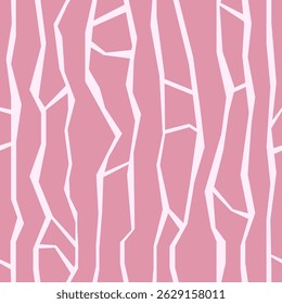 Patrón minimalista rosa sin costuras con líneas abstractas - estampado kintsugi. Patrón de moda y con estilo para la tela, textil, Fondo de pantalla. Impresión abstracta minimalista, fondo con líneas rotas.