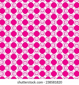 Seamless Pink Pattern, Modern Stylish Texture.