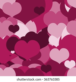 Seamless Pink pattern for a Valentine Day. Can be used for a Love Valentine Letter, Card, Valentines day Celebration, design. Seamless Texture can be used for Wallpapers, Pattern Fills, Web Page