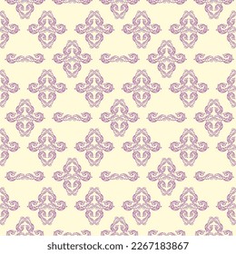Seamless pink pattern vector for card, fabric, illustration
