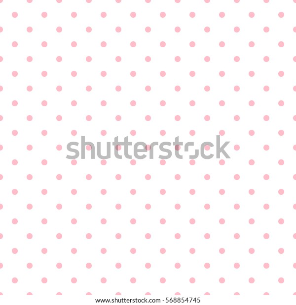 シームレスなピンクのポルカドット背景 ベクターイラストeps10 のベクター画像素材 ロイヤリティフリー