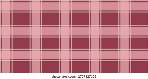 Patrón de cuadros rosas y rojos sin costuras con diseño clásico de cuadros de tartán. Perfecto para impresiones textiles, papel de regalo, fondos, diseño de telas, proyectos de moda, papelería y gráficos digitales.