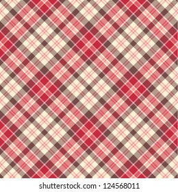 Seamless pink tartan