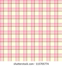 Seamless pink tartan texture