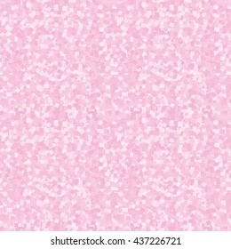 Seamless pink texture. Abstract confetti background. Vector illustration.