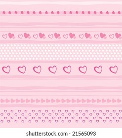 Seamless Pink Valentines background