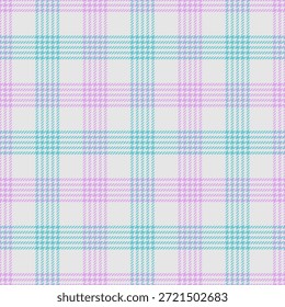 Padrão de verificação de cor azul, rosa uniforme. Desenho xadrez para impressões.Repetição do padrão.  Tecido tartan repetido.Vetor escocês fabriс.Ekose texture.Madras flannel.Checker line.Stripe gingham.
