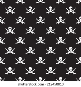 Seamless pirate pattern