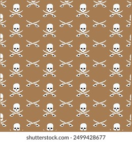 Seamless Pirate Pattern for Leggings