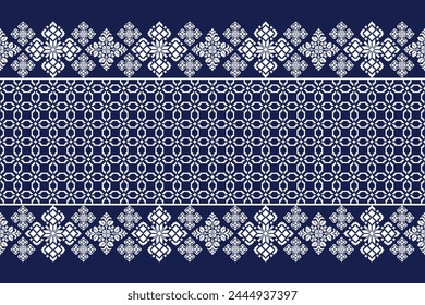 Seamless pixel art pattern. Aztec geometric vector background. Can be used in textile design, web design for making of clothes, accessories, decorative paper, backpack, wrapping, envelope, tile, etc.