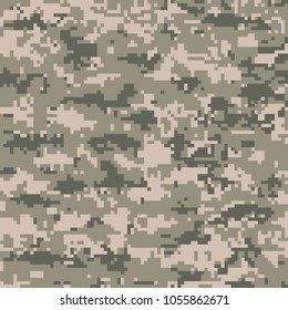 Seamless pixel camouflage pattern