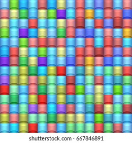seamless pixel pattern. convex constructor. Vector illustration
