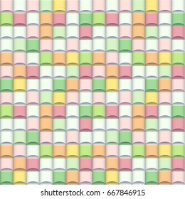 seamless pixel pattern. convex constructor. Vector illustration