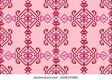 seamless pixel pattern, seamless pattern illustration