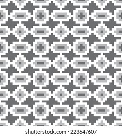 Seamless Pixel Vector Pattern