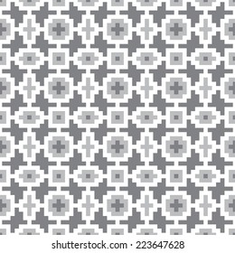 Seamless Pixel Vector Pattern