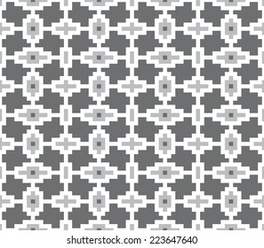 Seamless Pixel Vector Pattern