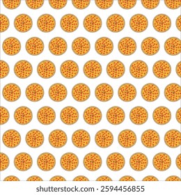 Seamless Pizza Pattern Background for Food Packaging and Restaurant Design