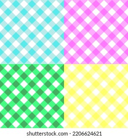 seamless plaid background Plaid fabric 3 colors For shirts, blankets, tablecloths, covers or other fashion items. Daily life and home textile printing