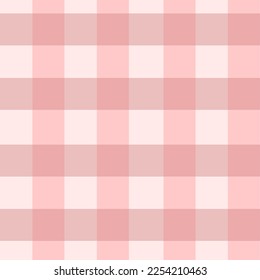 Seamless plaid background in pink pastel tones.