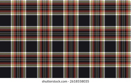 Seamless plaid, black, red, light green, white, striking, classic style, combined with modernity, suitable for designing clothes, skirts, pants, adding life to the design.