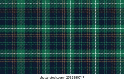 Seamless plaid, blue, green, white, and brown, blended together perfectly, making it perfect for designing skirts and pants that require a beautiful and classic style.