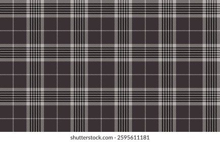 Seamless plaid, brown, gray, black, looks elegant and modern. Suitable for designing clothes such as skirts or pants. Add classic and outstanding fashion.